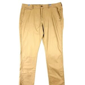Denim & Supply Ralph Lauren Pants Mens 40x32 Beige Chino Cotton Straight Casual